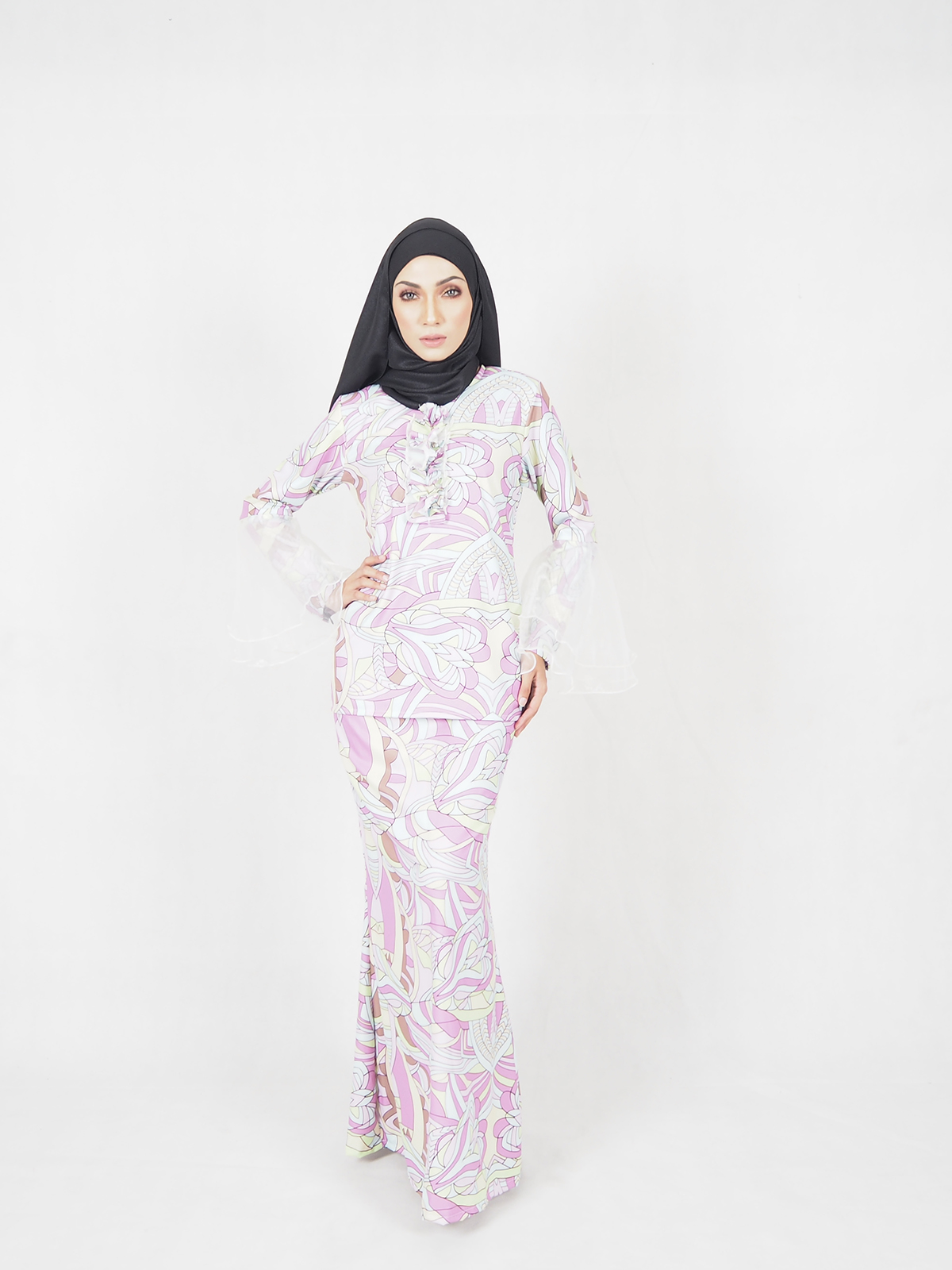 SW4674 Baju Kurung (Plus Size Breastfeed) As Pic
