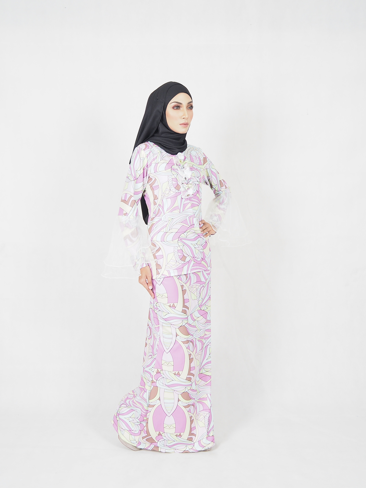 SW4674 Baju Kurung (Plus Size Breastfeed) As Pic