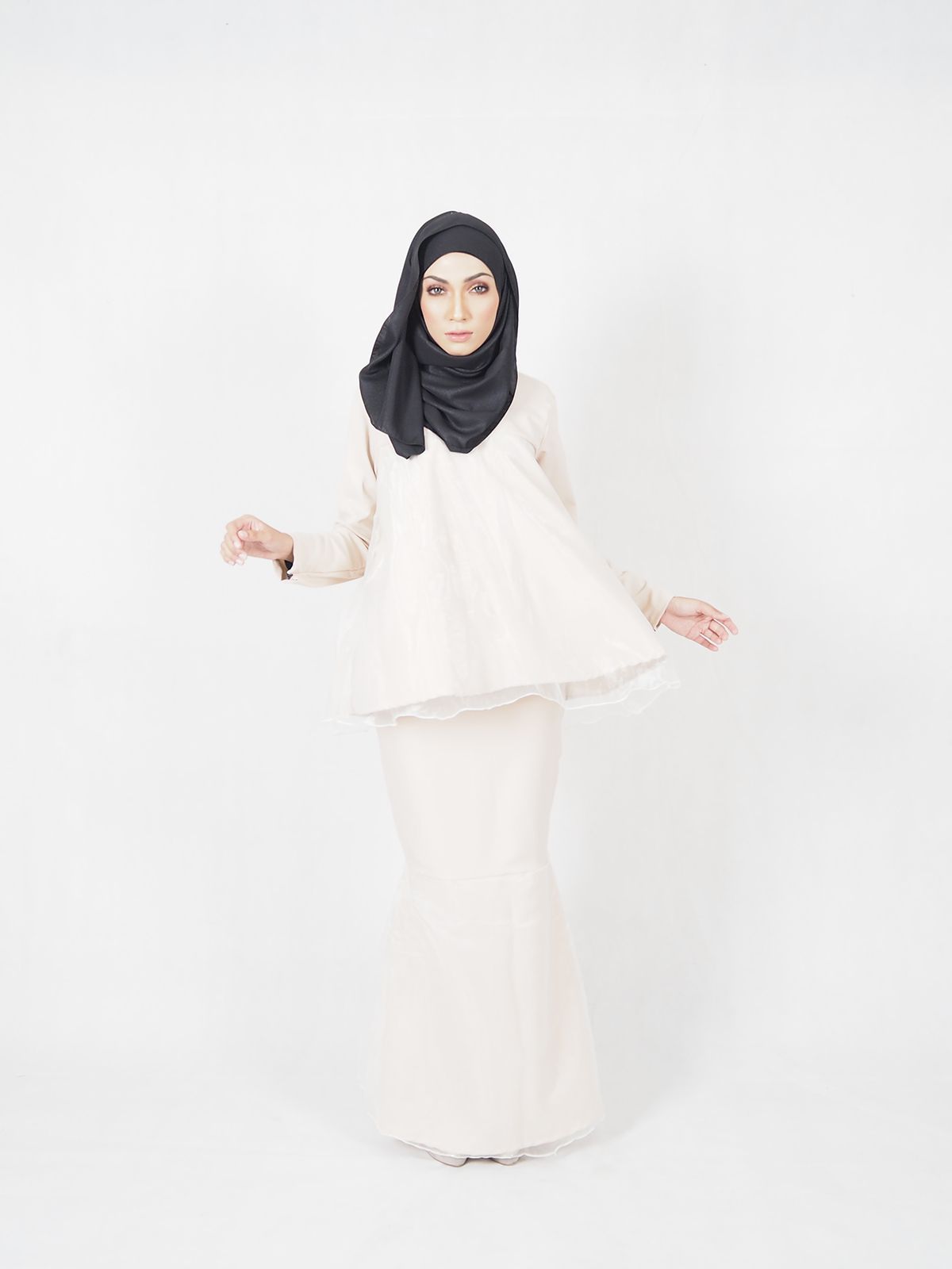 SW4680 Baju Kurung (Plus Size Maternity) Dark Brown
