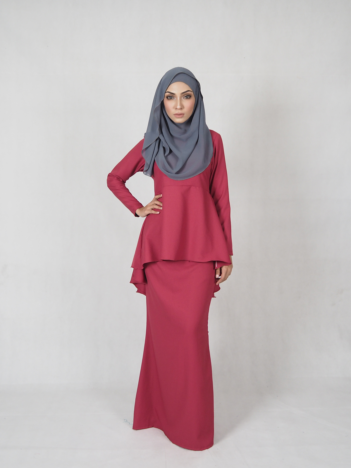 SW4684 Baju Kurung (Breastfeed) Maroon