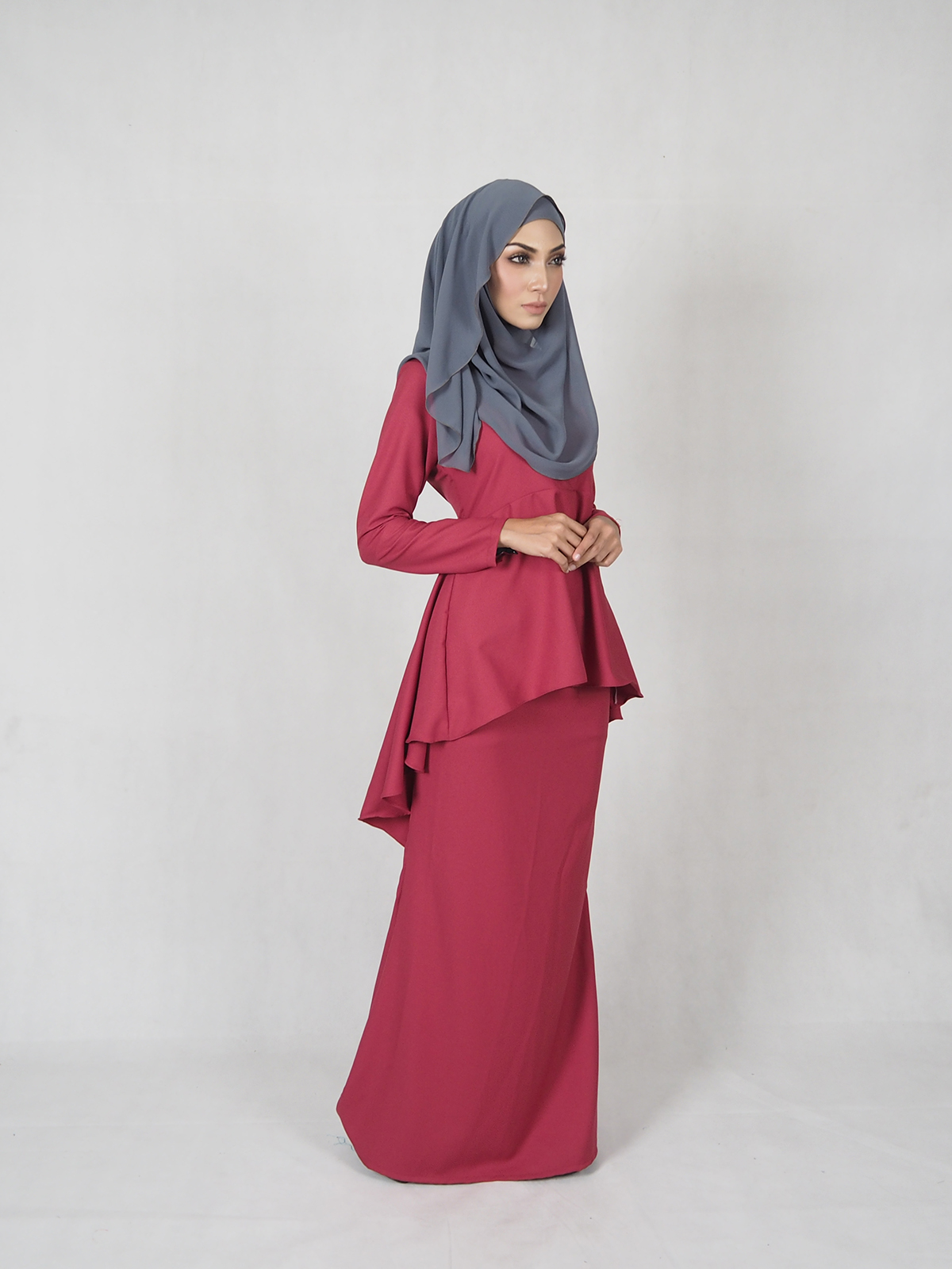 SW4684 Baju Kurung (Breastfeed) Maroon