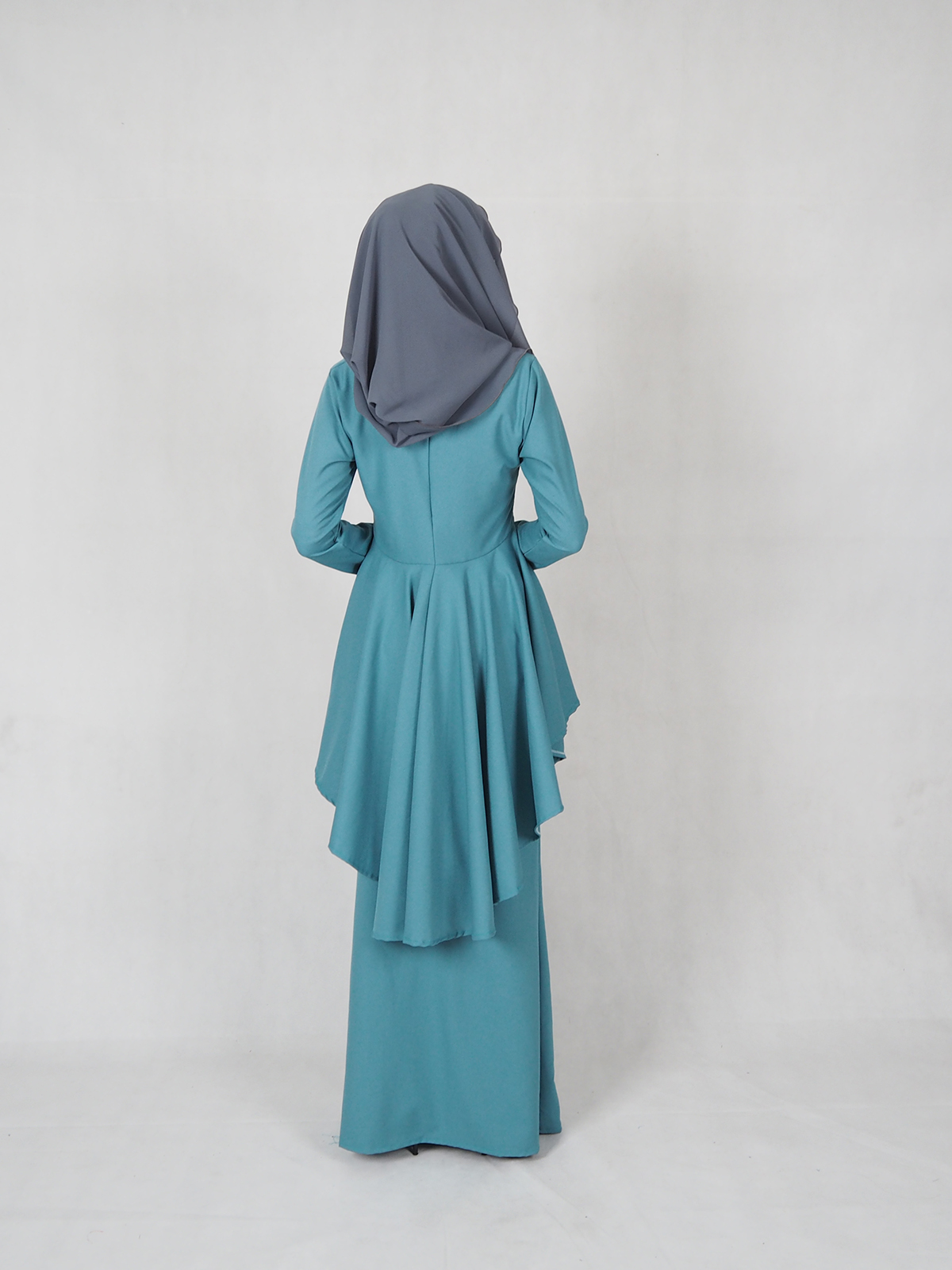 SW4688 Baju Kurung (Plus Size Breastfeed) Dark Green