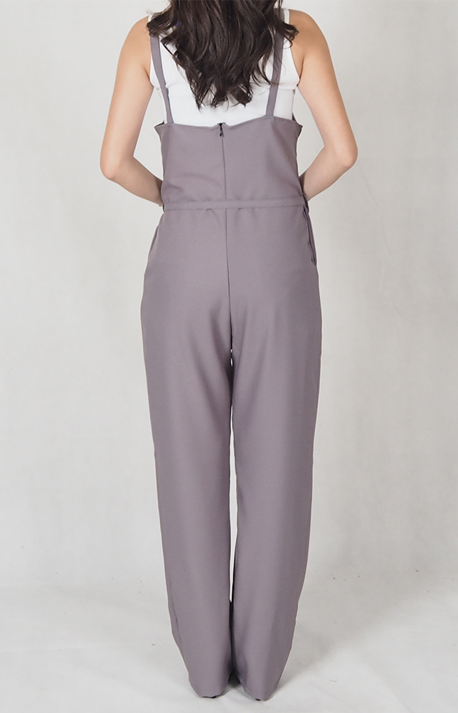 SW4689 Fashion Jumpsuit Grey