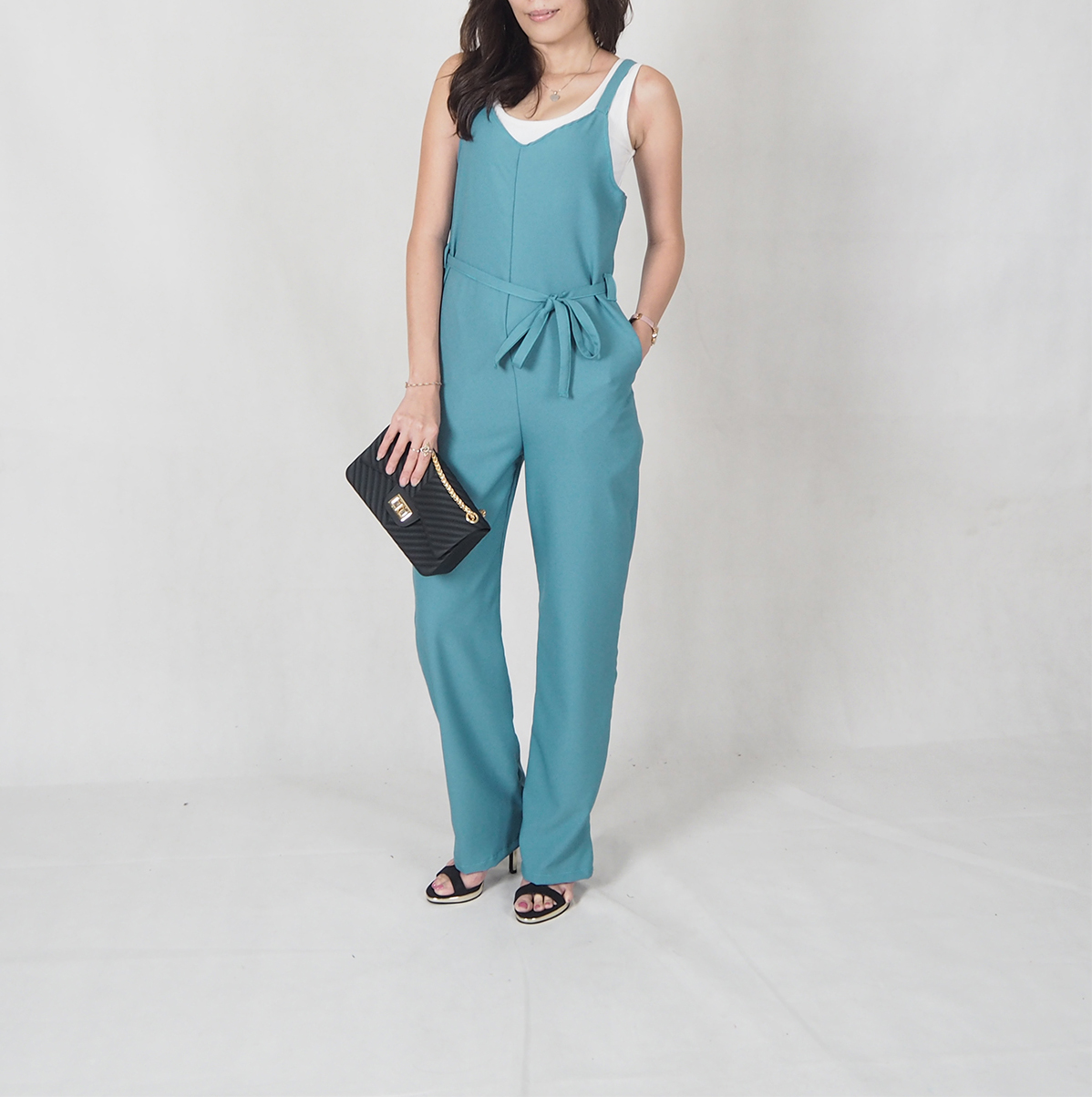 SW4691 Fashion Jumpsuit (Plus Size) Green