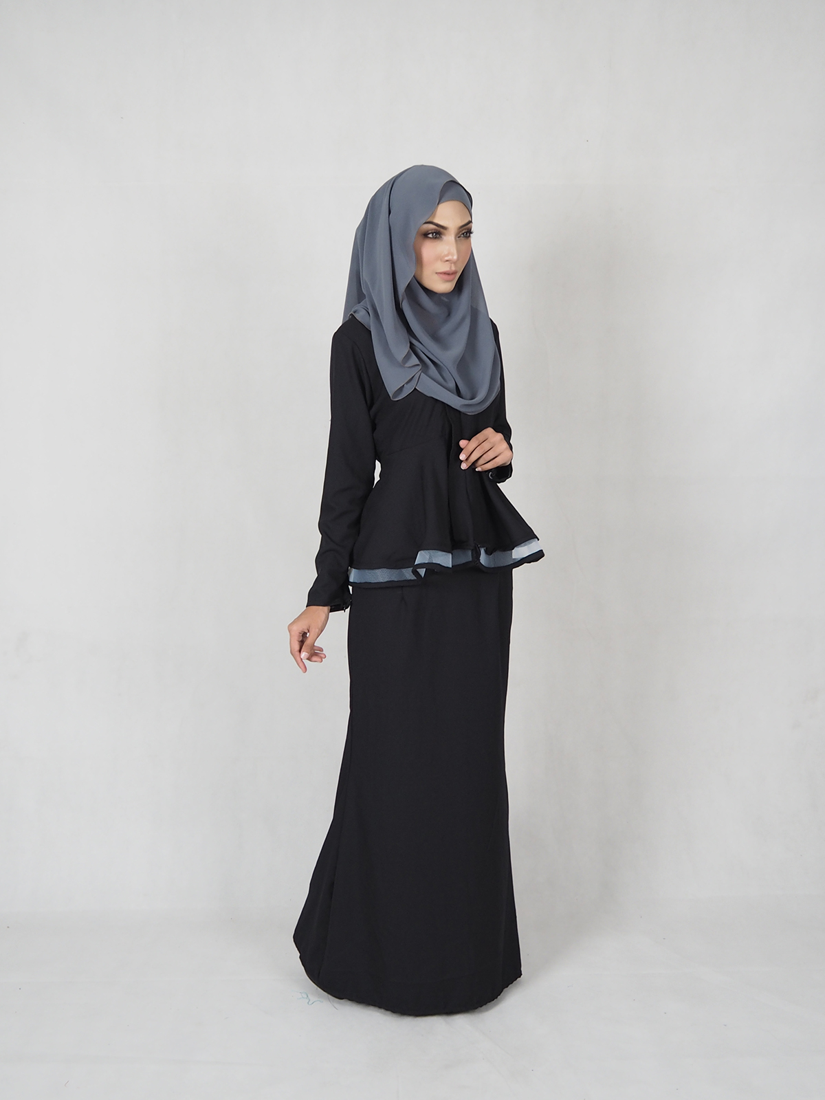 SW4695 Fashion Kebaya Black