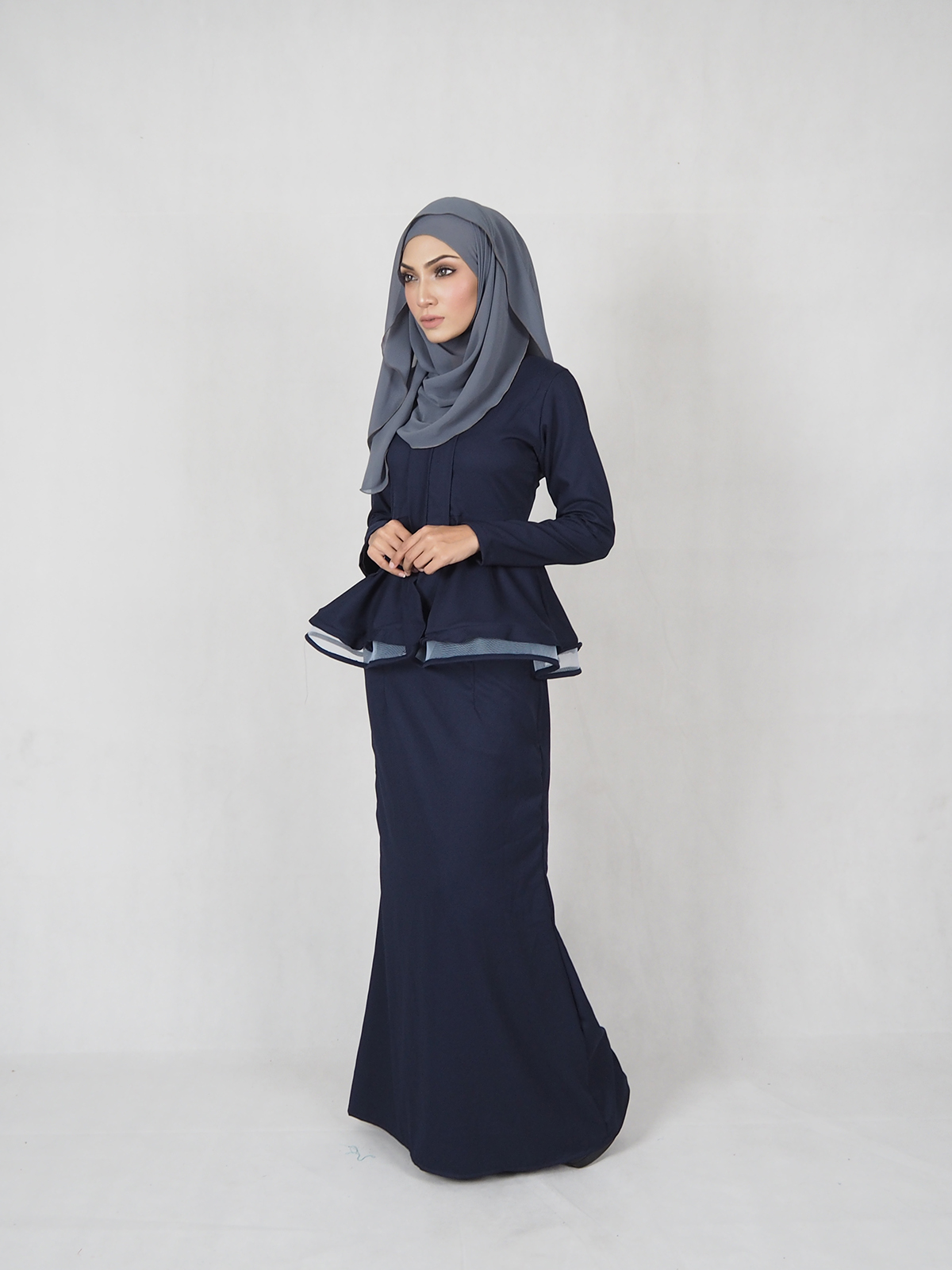 SW4695 Fashion Kebaya Navy