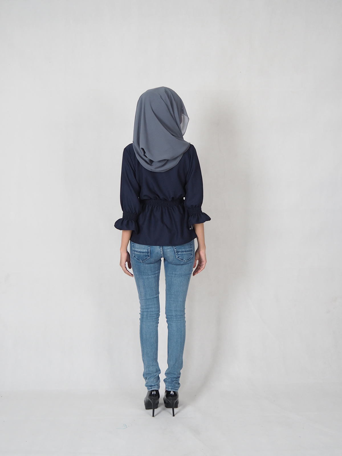 SW4697 Charming Blouse Navy
