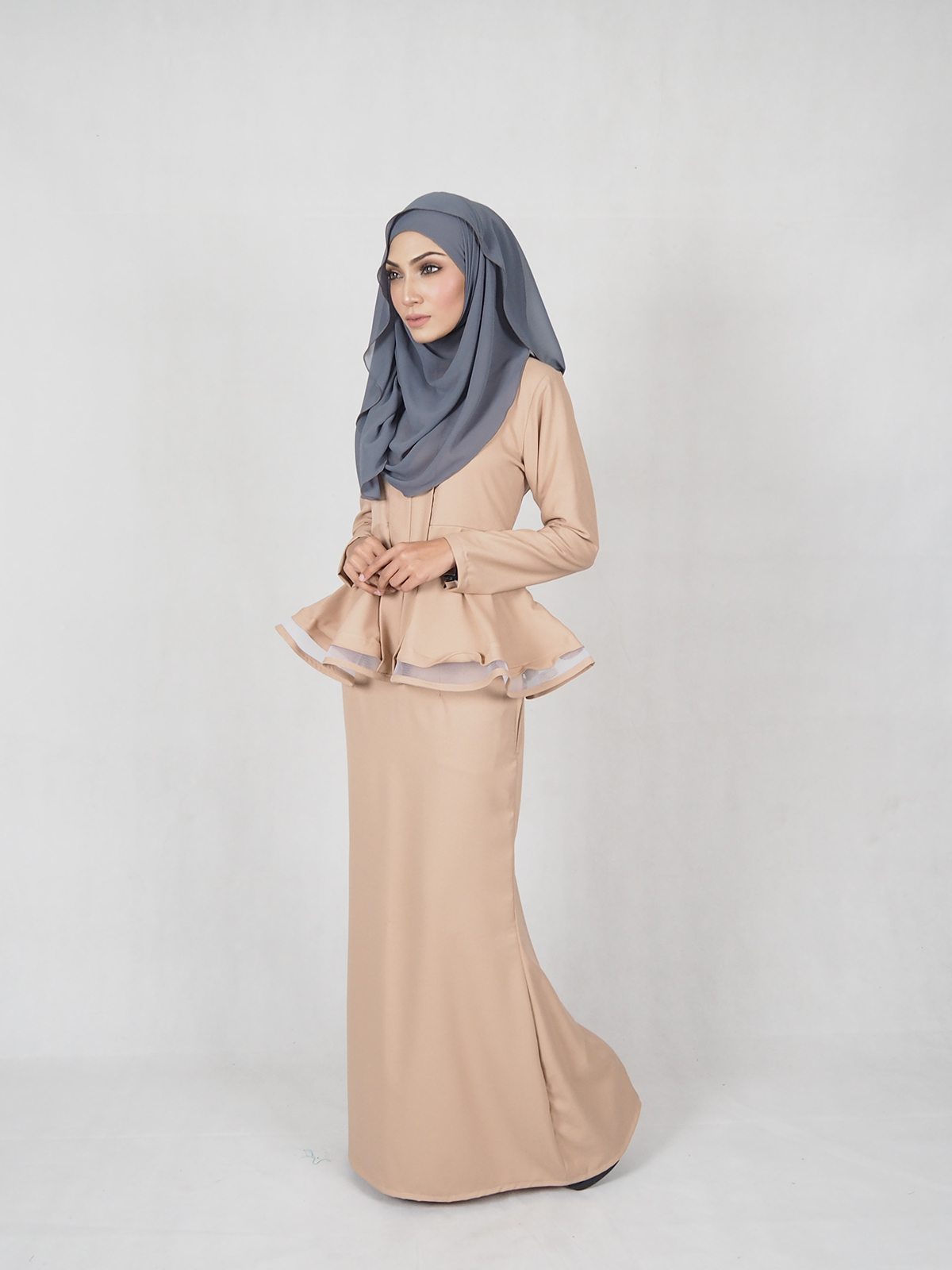 SW4700 Kebaya (Plus Size) Dark Brown