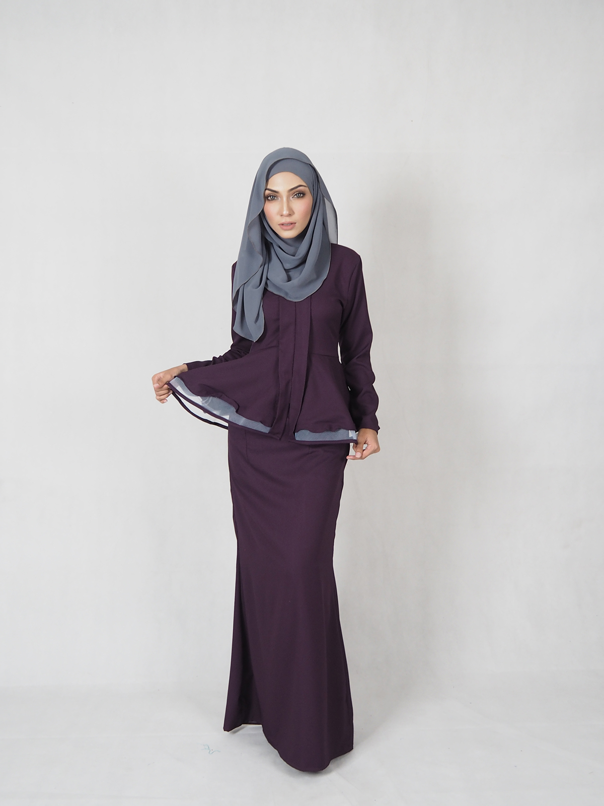 SW4700 Kebaya (Plus Size) Purple