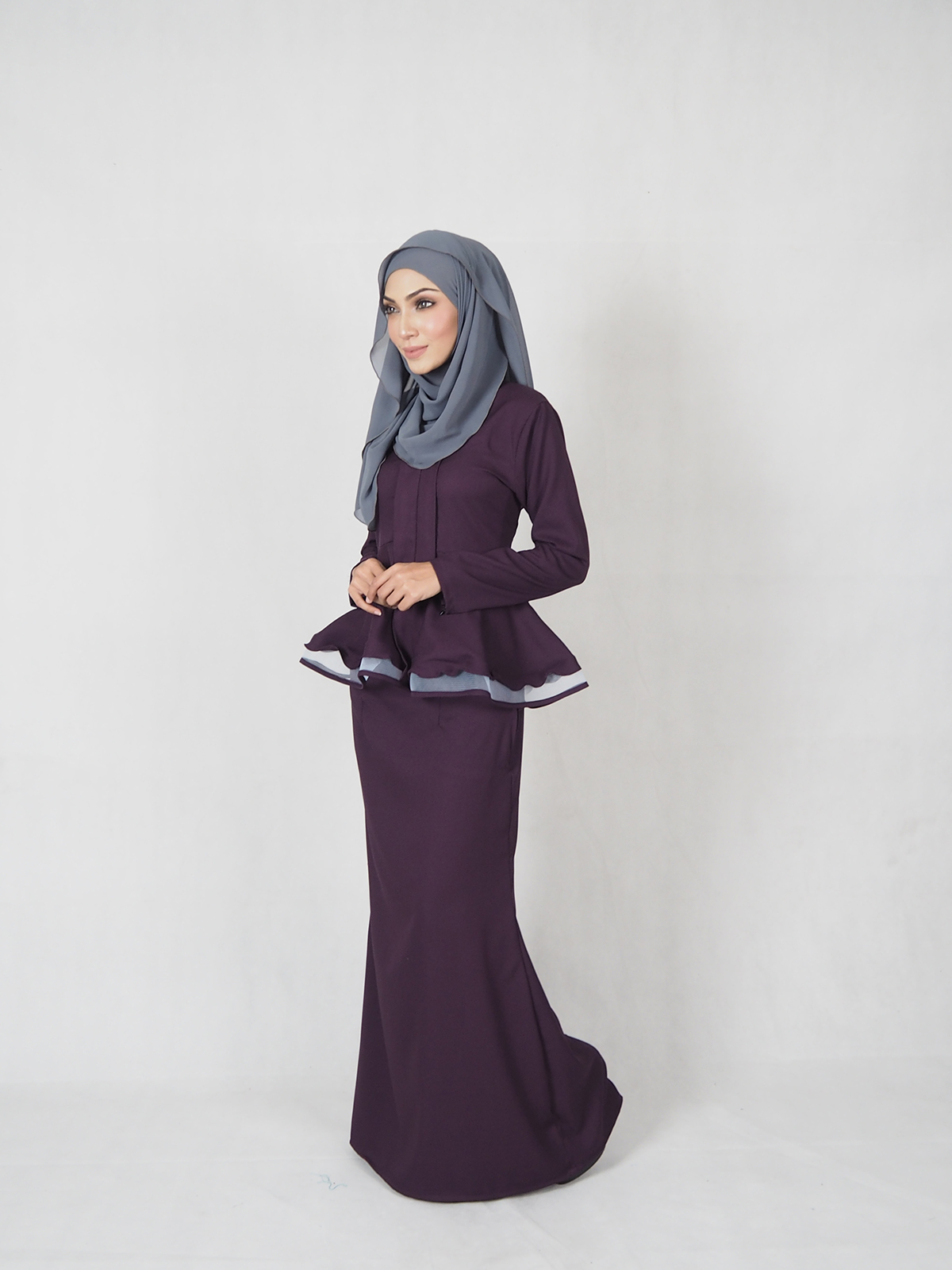 SW4700 Kebaya (Plus Size) Purple