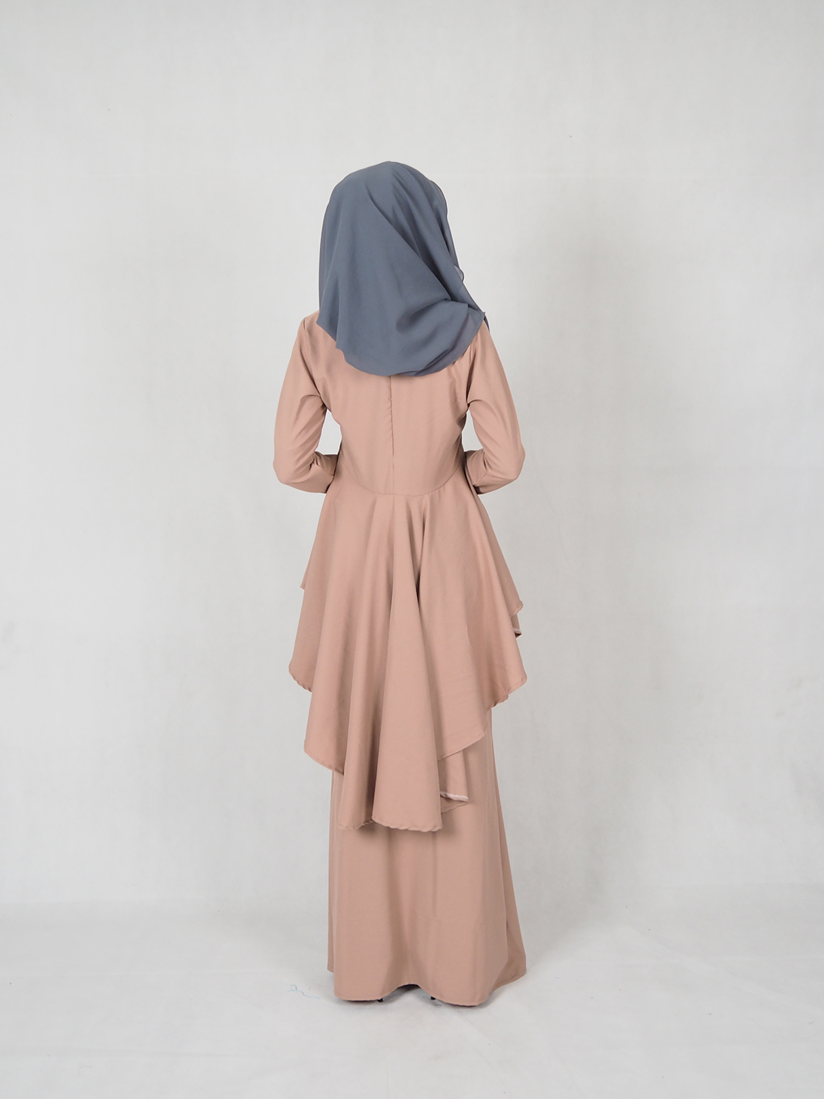 SW4702 Baju Kurung (Plus Size) Dark Brown