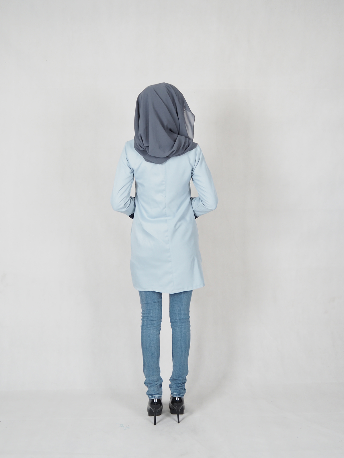 SW4706 Charming Blouse Light Blue