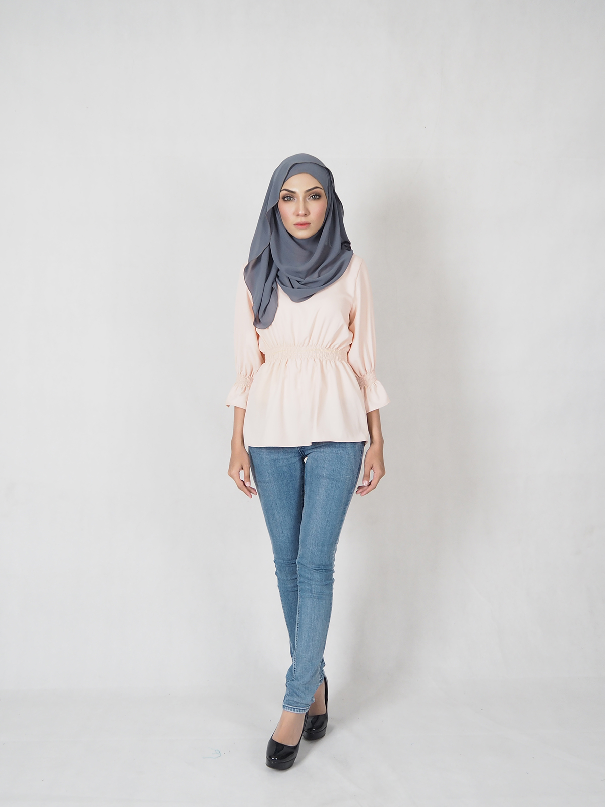 SW4707 Fashion Blouse (Plus Size) Cream