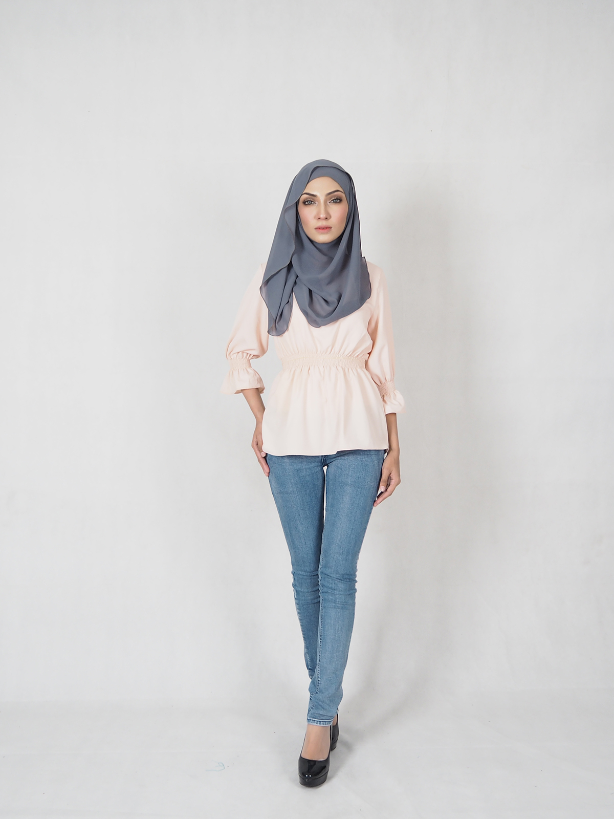 SW4708 Stylish Blouse (Plus Size) Cream