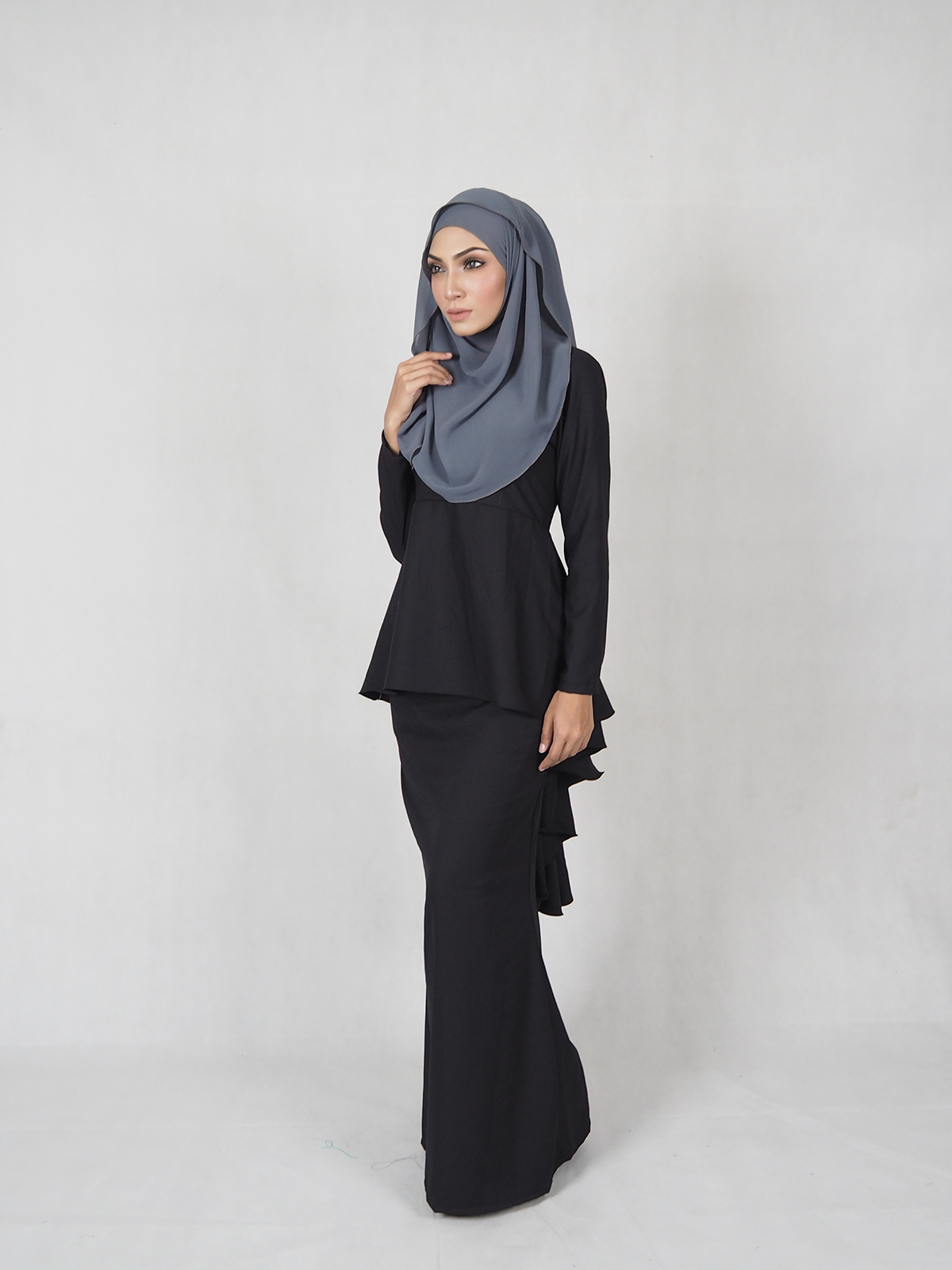 SW4711 Baju Kurung (Maternity) Black