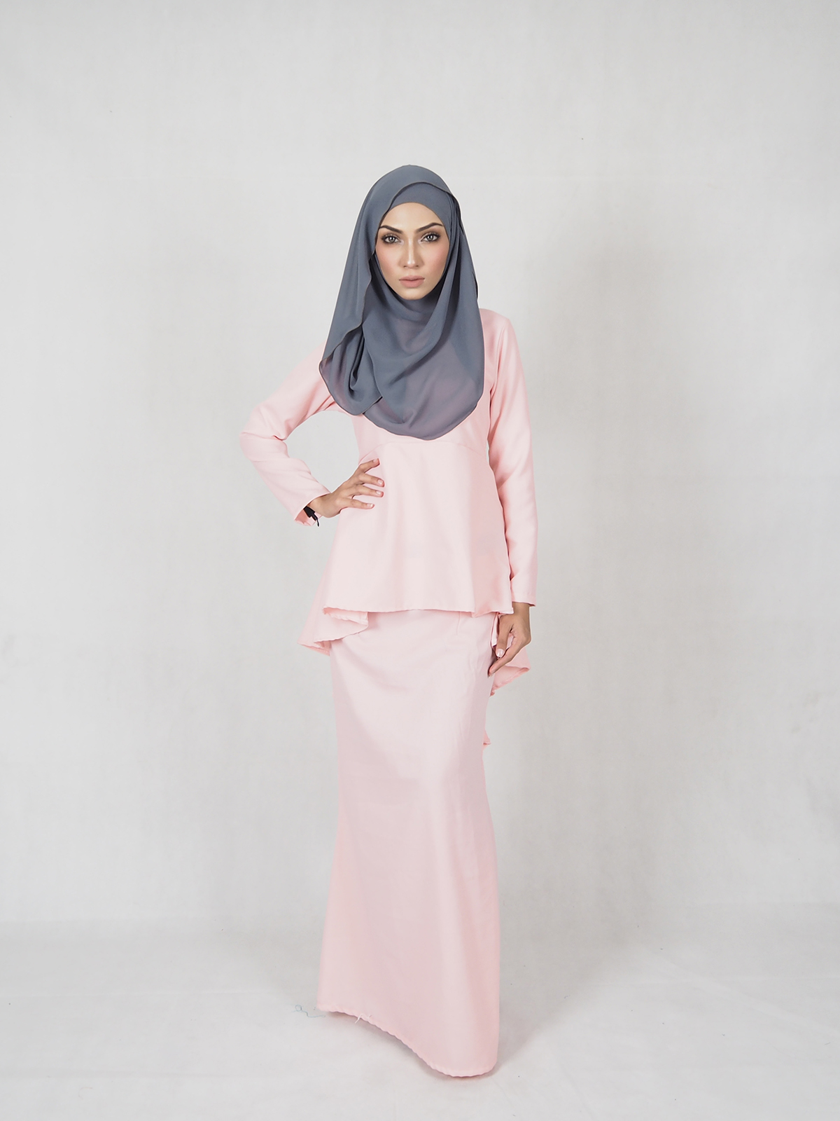 SW4711 Baju Kurung (Maternity) Peach
