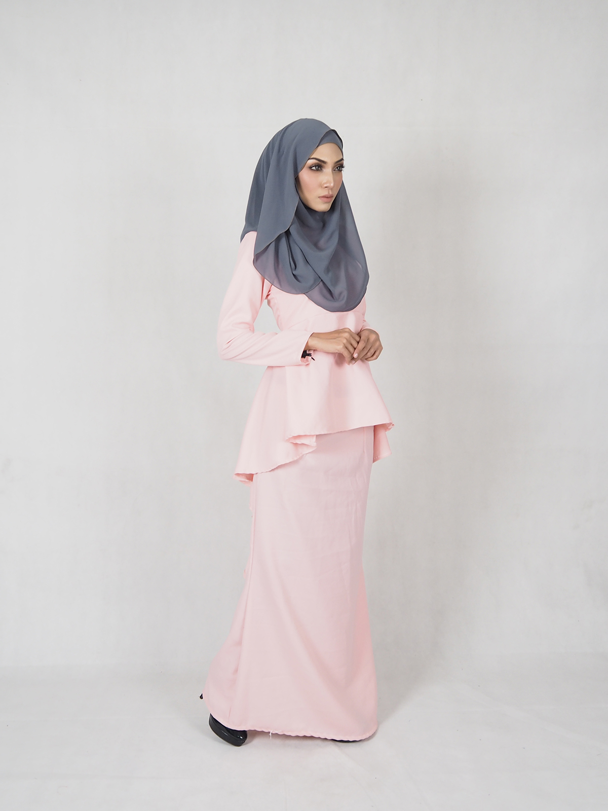 SW4711 Baju Kurung (Maternity) Peach