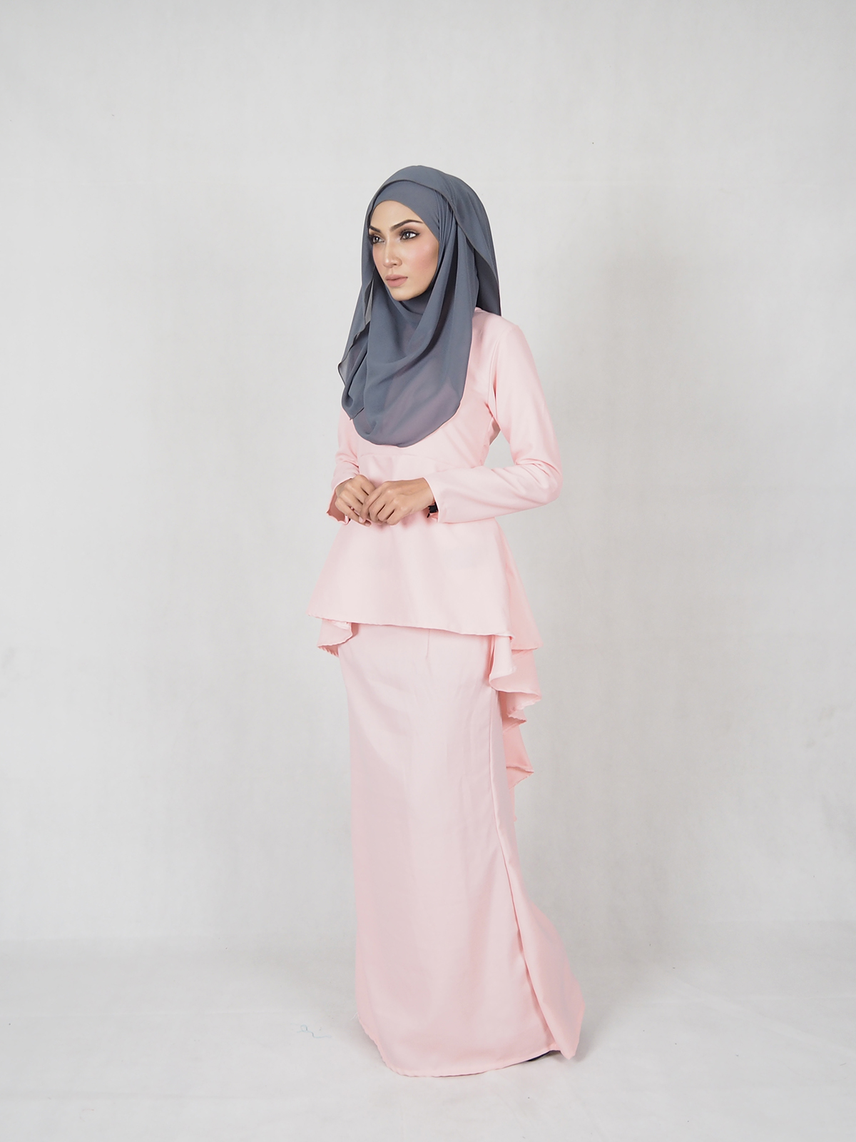 SW4711 Baju Kurung (Maternity) Peach