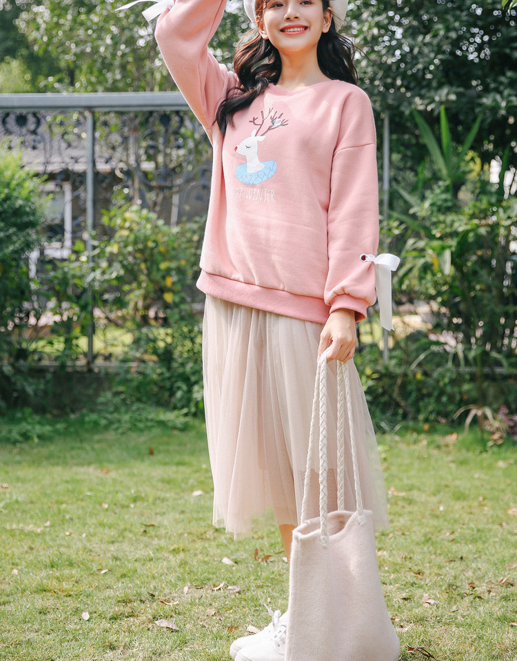 VW12091 Cute Top Pink