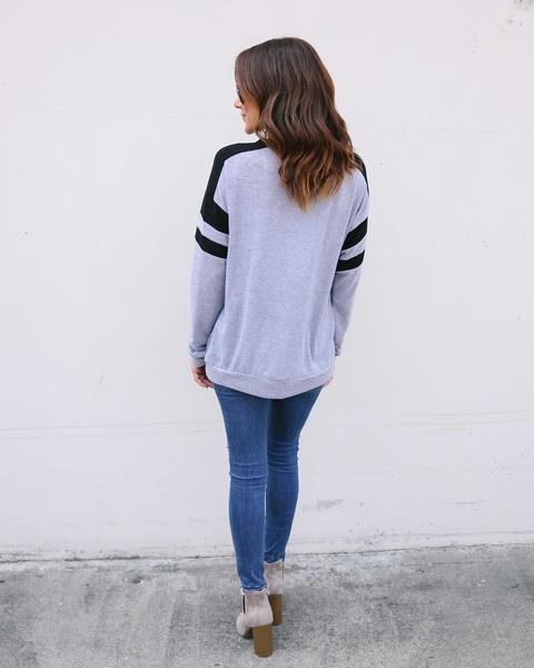 GW2001 Casual Top Grey