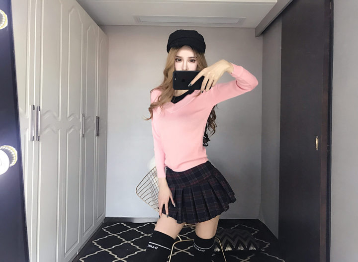EW20311 Fashion One Piece Top Pink