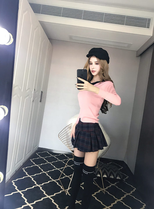EW20311 Fashion One Piece Top Pink
