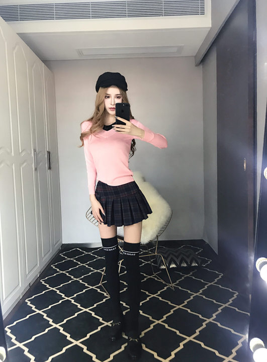 EW20311 Fashion One Piece Top Pink