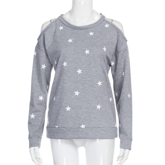 EW20322 Europe Fashion Top Grey
