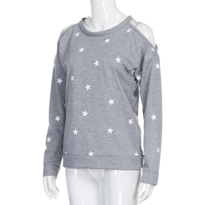 EW20322 Europe Fashion Top Grey