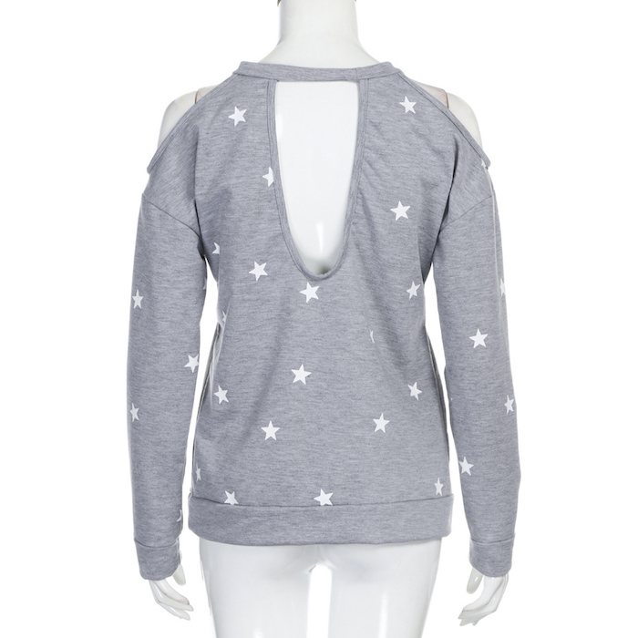 EW20322 Europe Fashion Top Grey