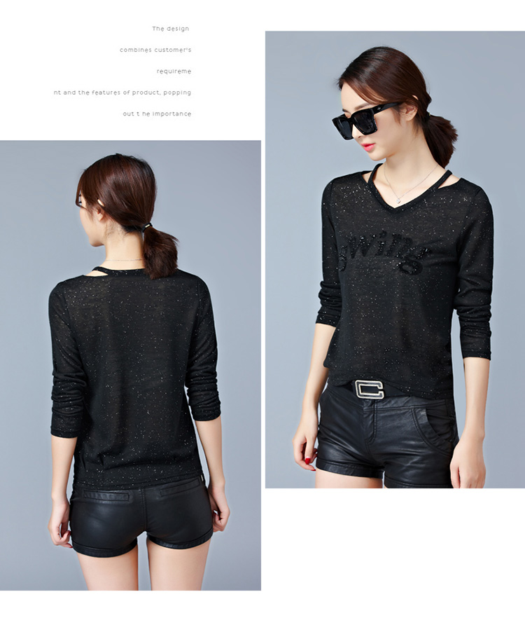EW20338 Fashion Top Black