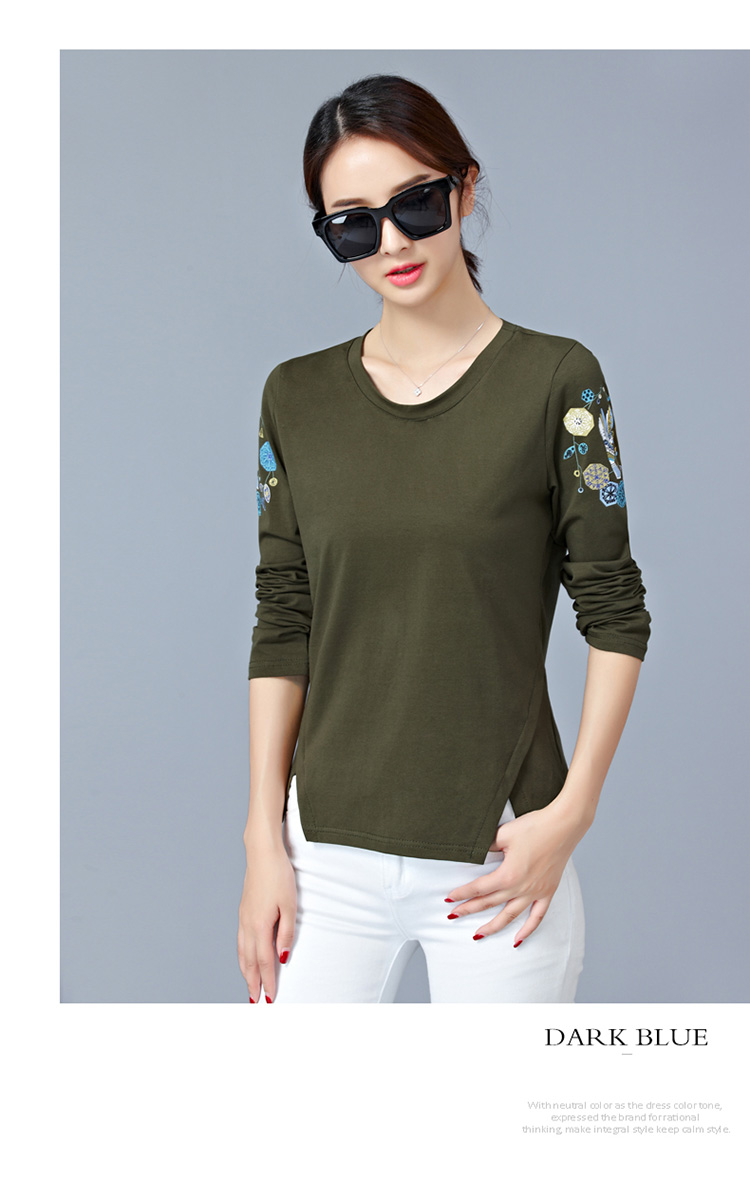 EW20341 Fashion Top Army Green