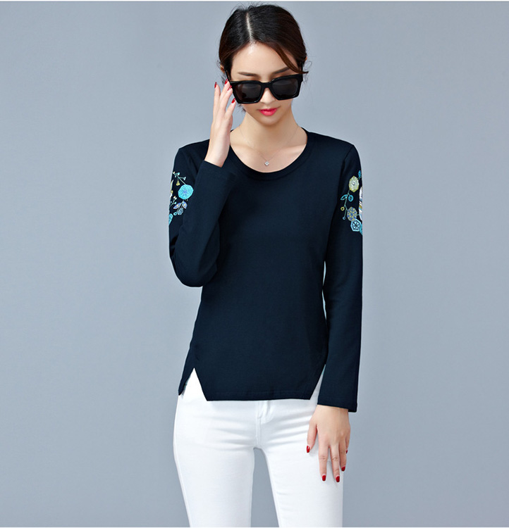 EW20341 Fashion Top Dark Blue
