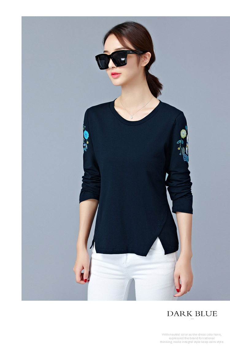 EW20341 Fashion Top Dark Blue
