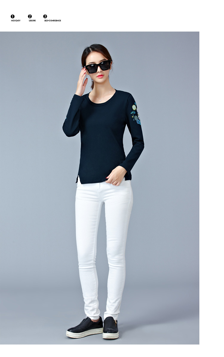 EW20341 Fashion Top Dark Blue