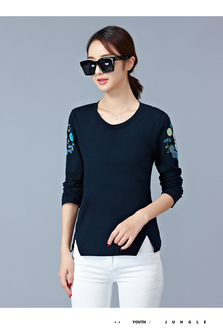 EW20341 Fashion Top Dark Blue