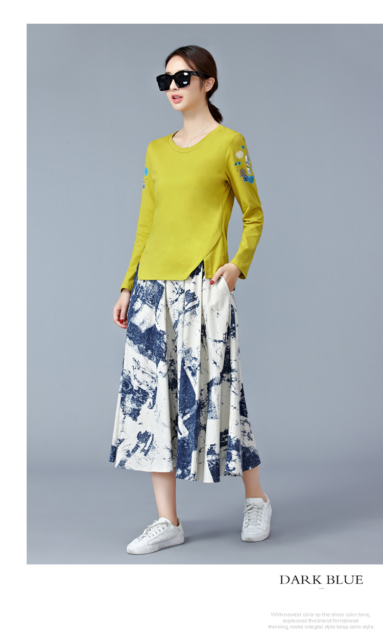 EW20341 Fashion Top Yellow