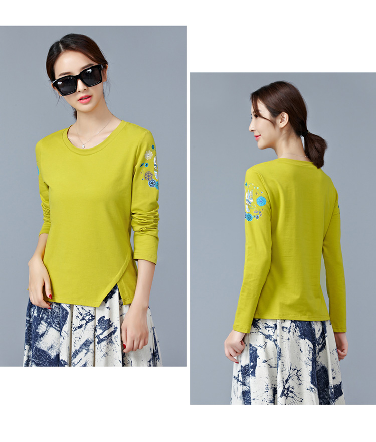 EW20341 Fashion Top Yellow