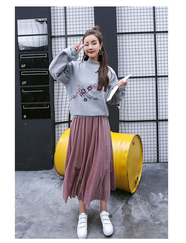 EW20350 Pretty Sweater Top Grey