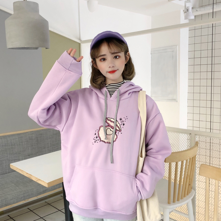 EW20375 Stylish Sweater Top Purple