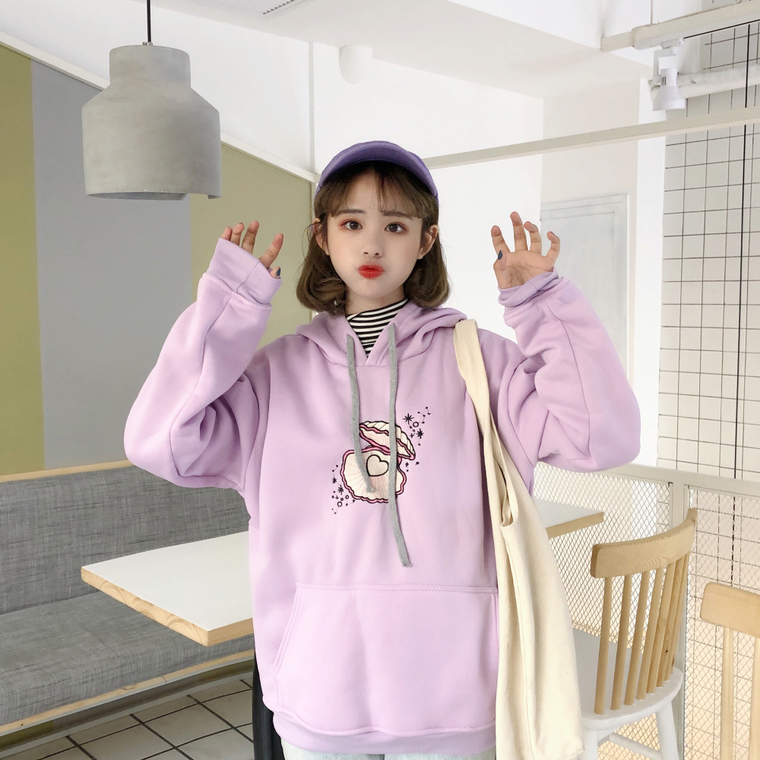 EW20375 Stylish Sweater Top Purple
