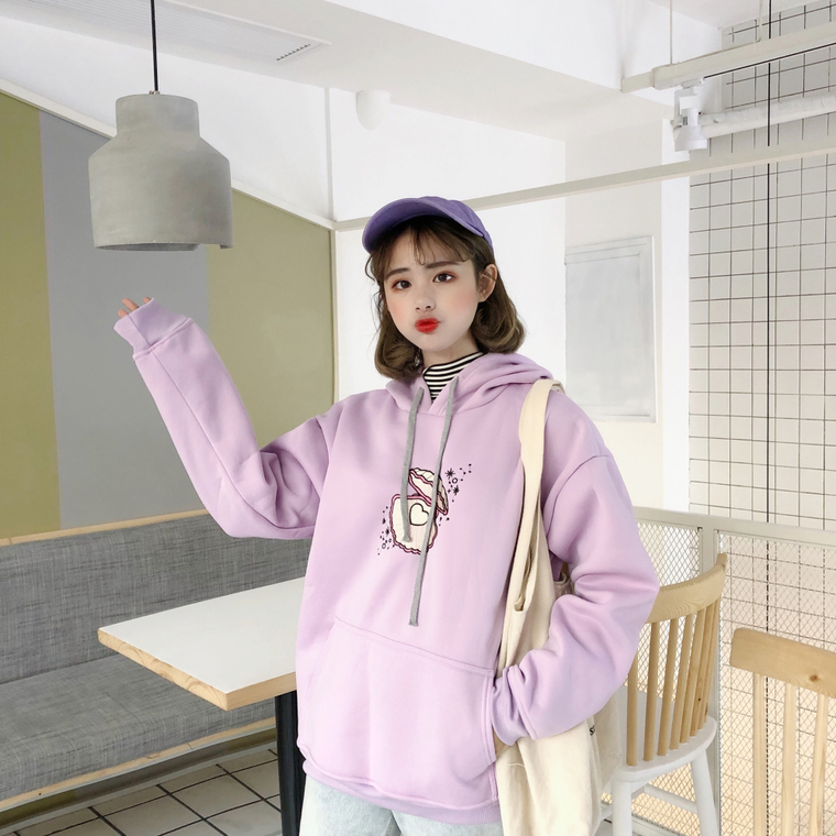 EW20375 Stylish Sweater Top Purple