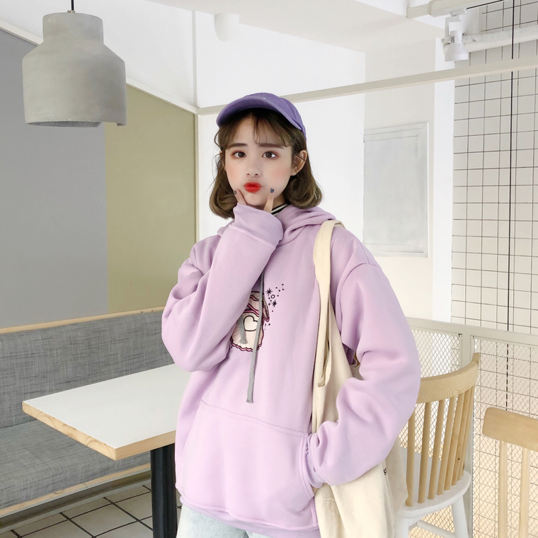 EW20375 Stylish Sweater Top Purple