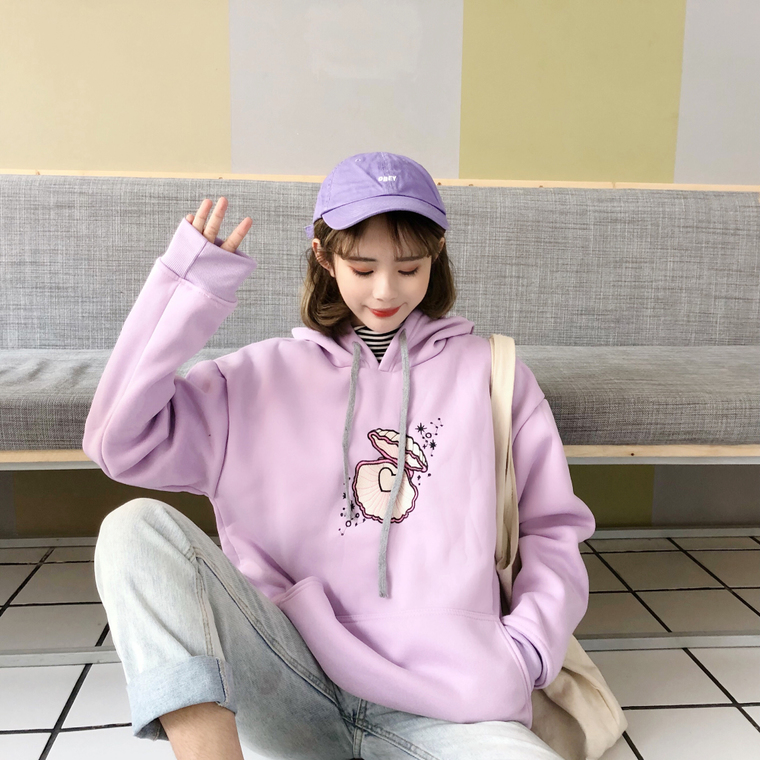 EW20375 Stylish Sweater Top Purple
