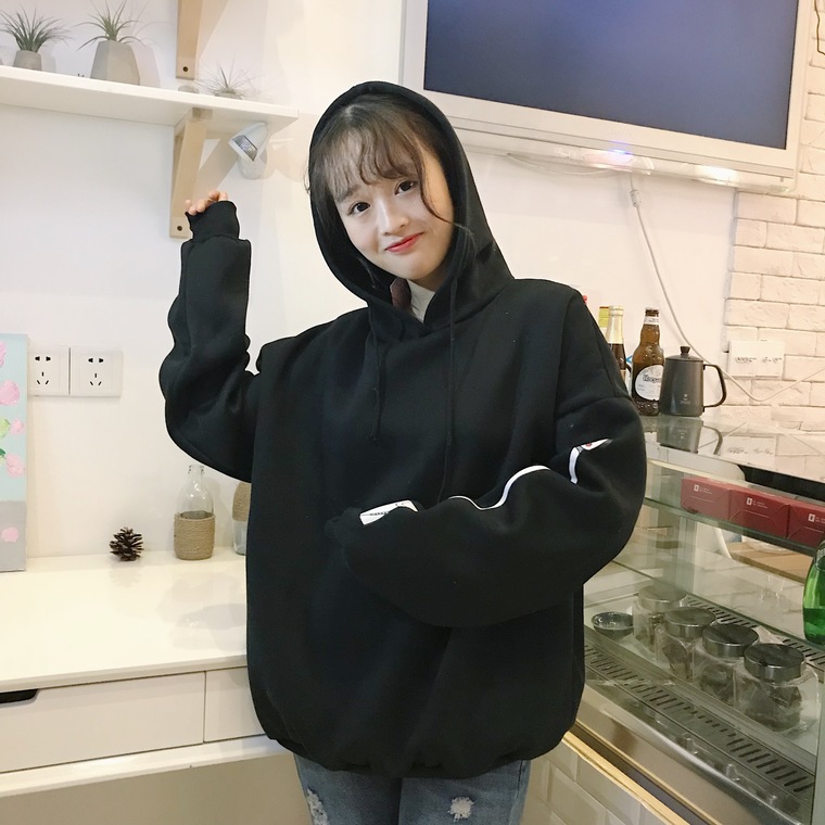 EW20376 Trendy Sweater Top Black