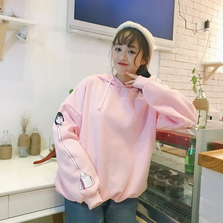 EW20376 Trendy Sweater Top Pink
