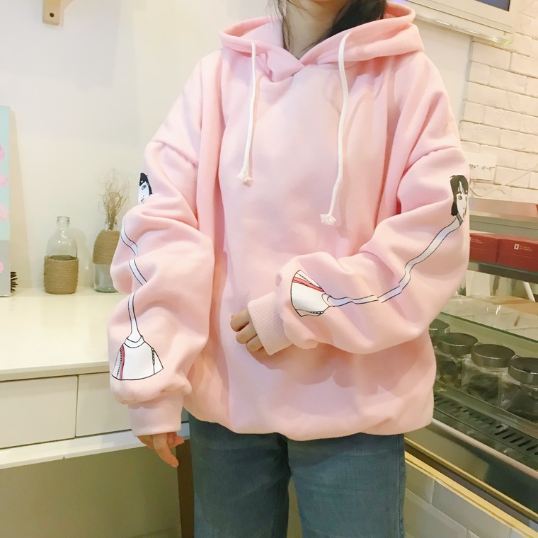 EW20376 Trendy Sweater Top Pink