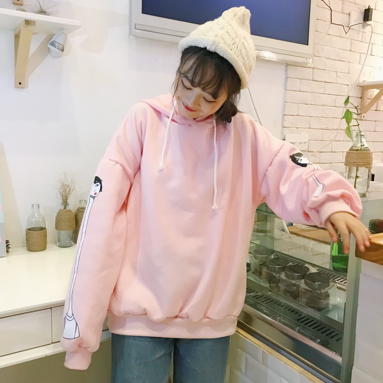 EW20376 Trendy Sweater Top Pink