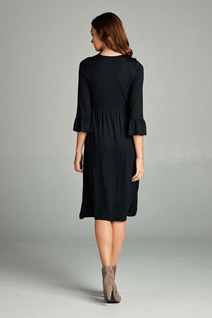 EW20381 Stylish Dress Black