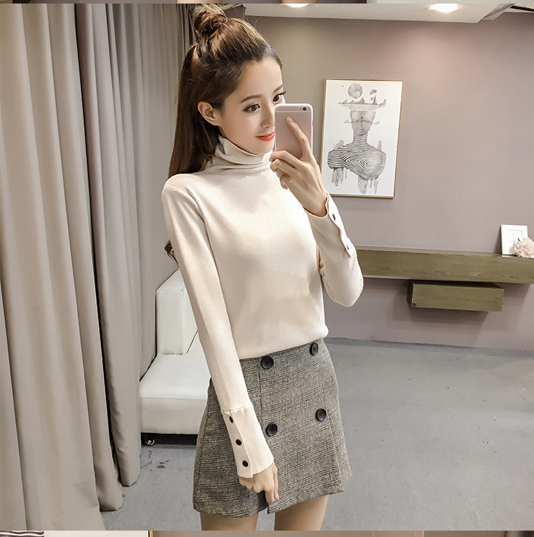 EW20390 Trendy Top Almond